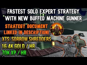 TDX | Best Way to Speedrun Expert SOLO with Machine Gunner