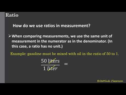 Ratio, Rate and Proportion PT. A (Ratio)