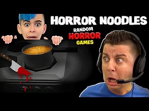 DO NOT COOK NOODLES AT 3AM.. 3 Random Horror Games