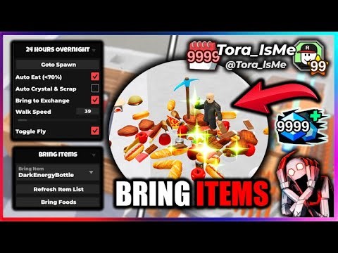 [💎NEW] 24 Hours Overnight Script - BRING ITEMS, DAY FARM & More (KEYLESS)