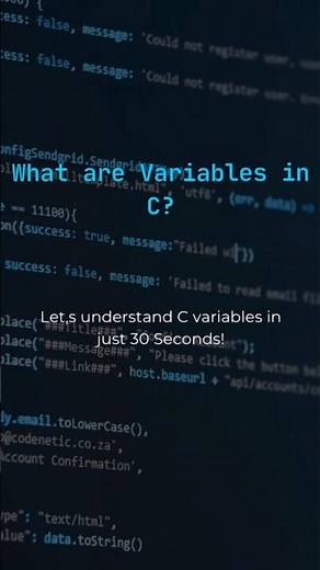 variable in c.