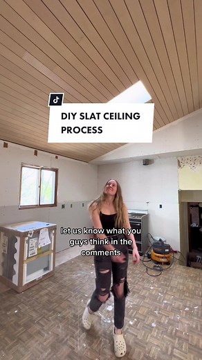 Upgrade Your Popcorn Ceiling with BEHR Premium™ Interior Wood Stain