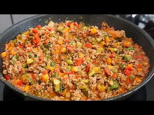 Fresh minced meat sauce with pasta is quick and easy | Minced meat sauce