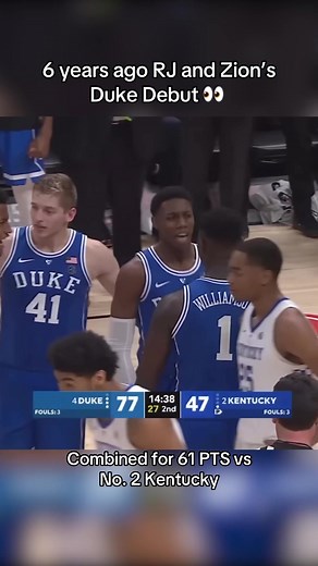 Zion Williamson & RJ Barrett Duke Debut Highlights