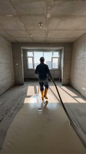 自流平是非常方便的地面找平材料