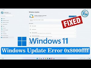 ✅ How To Fix Windows Update Error 0x8000ffff in Windows 11 [ 3 Solutions ]