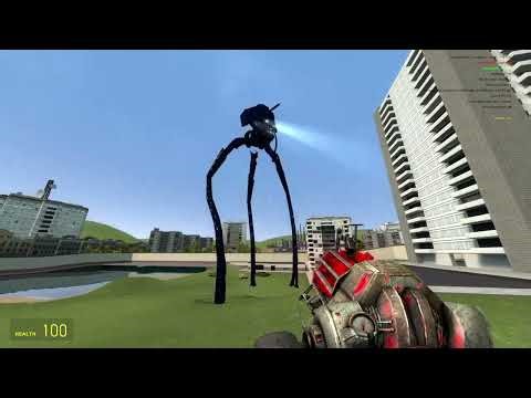 War of The Worlds Tripod Reimagined Nextbot Showcase - GMod