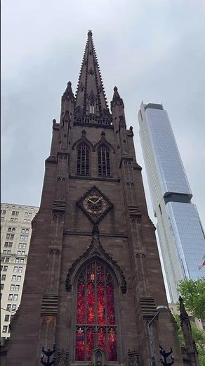 ✨ Trinity Church Manhattan | Hidden History in the Heart of NYC 🕊️ #peace #trinitychurch #shorts