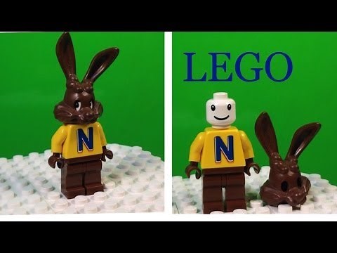 LEGO Nesquik Quicky the Bunny - Studios 4051 Rare minifigure