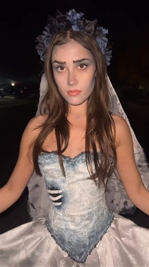 121K views · 1.4K reactions | This is the last corpse bride video I have, but this dress is for sale on Etsy! Go check it out #costumedesigner #seamstress #sewing #timburton #timburtonmakeup #corpsebride #corpsebridemakeup #corpsebrideemily #corpsebridecosplay | Alexandra Louise | Facebook