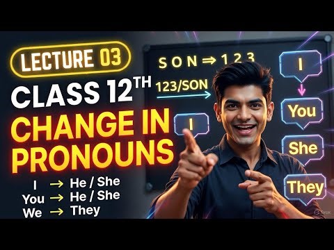 Direct & Indirect Speech for Class 12 | English Grammar | Lecture 1| UP and other state board