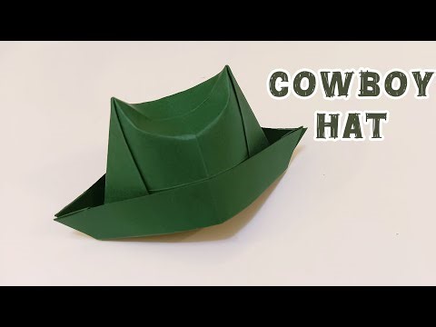 DIY Paper Cowboy Cat 🐱🤠 | Easy Paper Craft Tutorial for Kids & Beginners