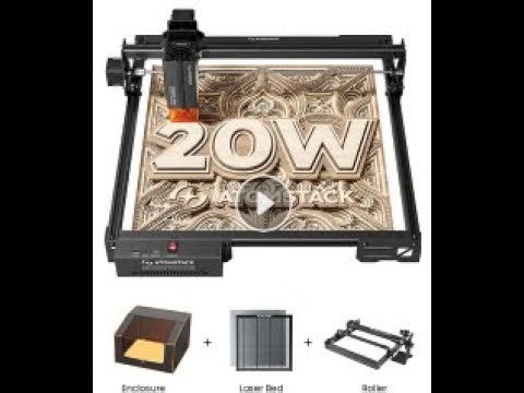 ATOMSTACK A20 Pro V2 20W Laser Engraver + Laser Bed + Rotary Roller + Enclosure EU9.NL