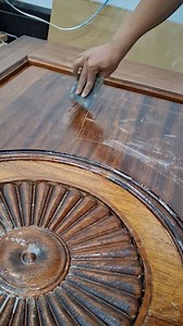 Level it with a putty knife before the anti-sap liquid dries #woodfinishing #woodworking #interior #ducopainting #Craft #Woodcraftsman #gifts | Nurhady Senory