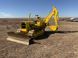 1980 John Deere 450C Crawler Dozer W/Backhoe | Construction