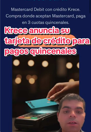 #greenscreen @somoskrece_agenteautorizado acaba de denunciar el lanzamiento de una tarjeta MasterCard crédito para todos sus clientes que estén en el rango oro Latino. Se solicita desde la aplicación y esta puede ser pagada en tres cuotas quincenales ##venezolanosenelmundo##venezuela##finanzas##tarjetasdecredito
