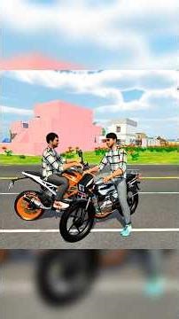 KTM 🆚 Splendor Drag Race Challenge 🤯😱 Indian Vechile Simulator 3D 🎯 #vishalgamerz #viralshorts