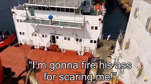 230K views · 707 reactions | Vessel Collision Audio Fully Translated From Arabic WARNING - Language Used is Pure Salty Sailor and has been completely translated into text. Vessel Allision Due to Operator Error - Just a Scratch | Safety at Sea | Facebook