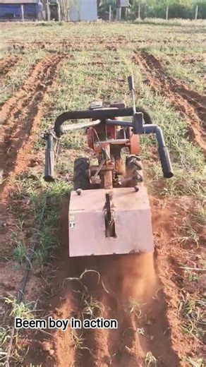 back wheel power rotary #farming