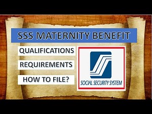 SSS Maternity Benefit | Qualifications, How to file and Requirements | updated 2020-20201