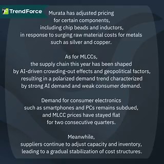 They will likely lower prices on general-purpose MLCCs to compete with China, while raising prices for small, high-capacity, and low-ESL components used in AI servers. Japanese electronic component manufacturers have no intention of repeating the mistakes once made by Japanese consumer electronics companies. Market share is crucial.