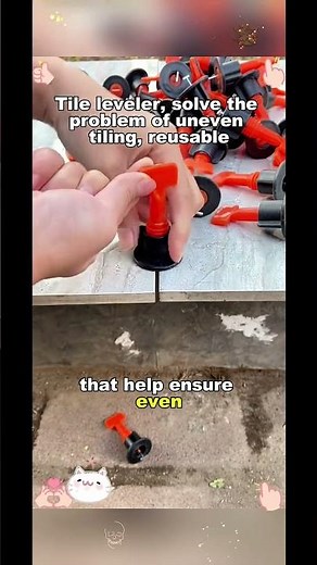 Portable Tile Leveling System Wedges & Alignment Spacers for Flooring