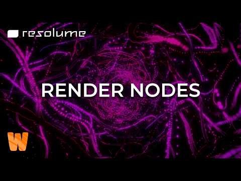 Resolume Wire Tutorial - Render Nodes