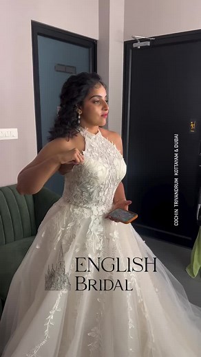 Elegant English Bridal Gown Showcase