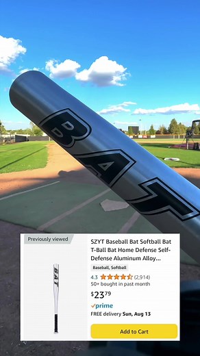 Hitting with the cheapest baseball bat on Amazon.. #baseball #baseballtiktoks