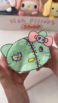 Spooky hello kitty squishy 🎃