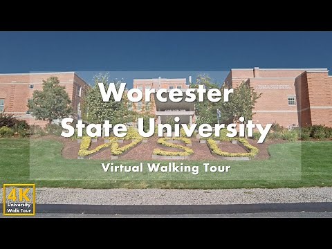 Worcester State University - Virtual Walking Tour [4k 60fps]
