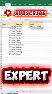 Convert Date & Weekday to Month in Excel | Expert Shortcut Formula | Digital Office Skill In Microsoft Excel, many beginners type month names manually after checking the date and weekday. But experts use smart formulas and shortcuts to extract the month automatically in seconds. In this short video, you will learn how to convert Date and Weekday into Month name using expert Excel formulas like TEXT and MONTH. This Excel expert trick will help you: ✔ Extract month name from date instantly ✔ Show 