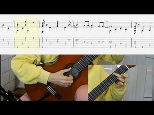 "All my loving" -The Beatles(Easy Fingerstyle Guitar) Tutorial + Free PDF