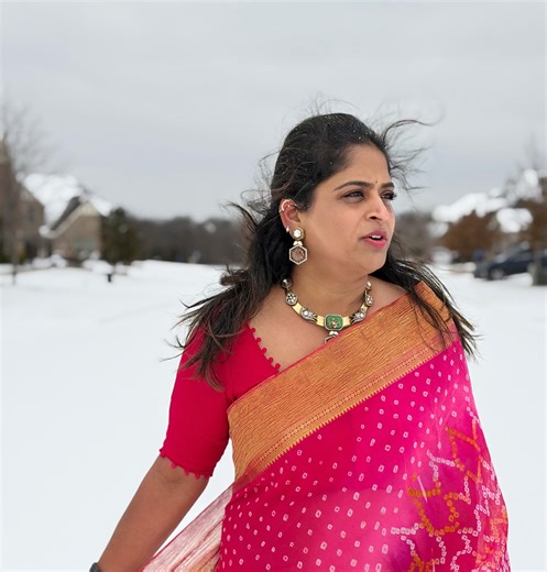Rkfashions on Instagram: "✨ Client Spotlight ✨ Snow-kissed elegance at its finest 🤍❄️ Our gorgeous client turned a winter wonderland into a style moment with this absolutely stunning oxidized Hasli set. The contrast of the snow and the bold silver details? Pure magic ✨ Thank you so much for choosing us and for sharing this beautiful picture—nothing makes us happier than seeing our jewelry shine in real moments like these. Your style, your confidence, your glow 💫 Wear it bold. Wear it proud. We