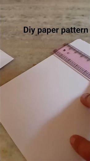 diy paper pattern