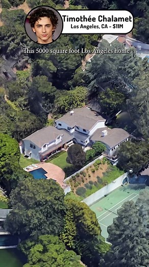 Timothee Chalamet's $11M California Mansion - Actor's Luxury Home