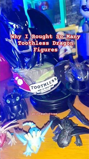 Why I Bought So Many Toothless Dragon Figures ‪@vintagehottoys‬ #toys #toothless