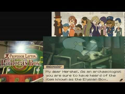 Professor Layton and Pandora's Box Walkthrough [Part 1]