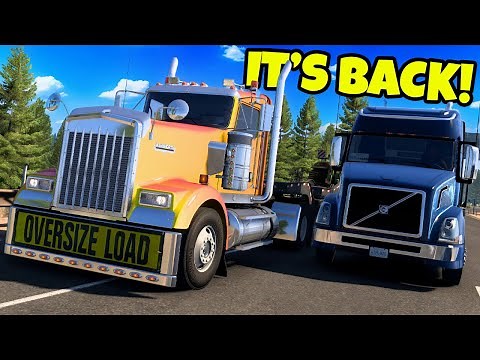 Hauling an OVERSIZED Load with OB in American Truck Simulator Multiplayer!