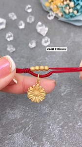 How to tie a cute daisy anklet #diy #bracelet #crafts | Craft 1 Minute