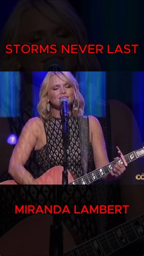 STORMS NEVER LAST BY MIRANDA LAMBERT As the melody moves on, the message becomes clear. The rain does slow down. The sky does open up again. You start to see that the storm never came to break you. | Barnyard Beats