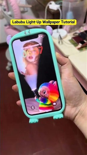 9 15 How to make labubu live wallpaper with your own photos... #Shorts #kingmi322