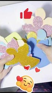 Corte de foamy con cricut joy xtra.#diy #foamcraft #cricutjoyxtra #angelitos #navidad