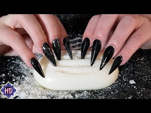 ASMR Soap Scratching & Scraping (With No Talking) ASMR Long Nails, Bassy Scratching 😵