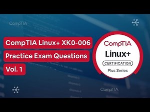 CompTIA Linux+ XK0-006 (V8) Practice Test Questions Vol. 1