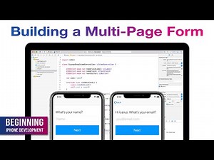 Build a Basic Multi-Page Form for iPhone/iPad/iOS