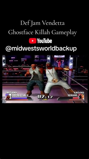 GHOSTFACE KILLAH DEF JAM VENDETTA #ghostfacekillah #gameplay #ps2 #wrestling #retrogaming
