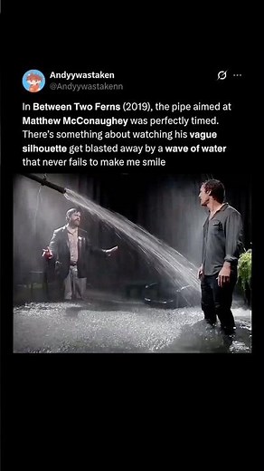 This Scene Is Comedy Perfection | Between Two Ferns #betweentwoferns #matthewmcconaughey #movie