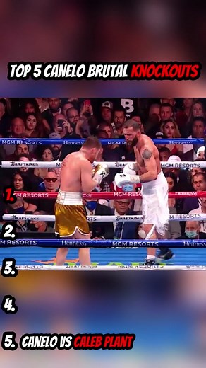 Top 5 Brutal Knockouts by Canelo Alvarez in Boxing