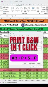 STOP changing Excel colors just to print! 🛑 (Try this)